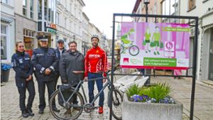 Meininger Kampagne: Damit Radler in der Fußgängerzone bleiben können