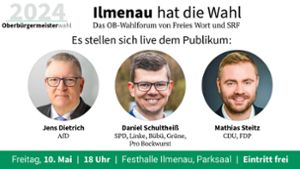 OB-Wahl in Ilmenau: Wir suchen Ihre Fragen für die Kandidaten